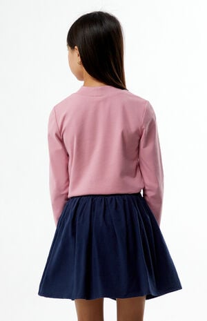 Drawstring Waist Tie Mini Skort image number 4