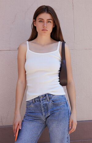 White Belle Tank Top image number 1