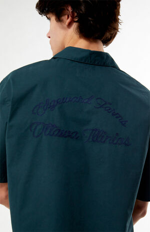 Farms Green Woven Camp Shirt image number 2