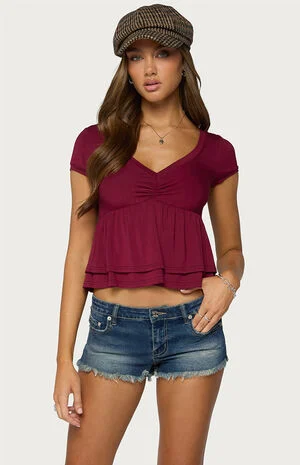 Fontene Layered Babydoll Top image number 1