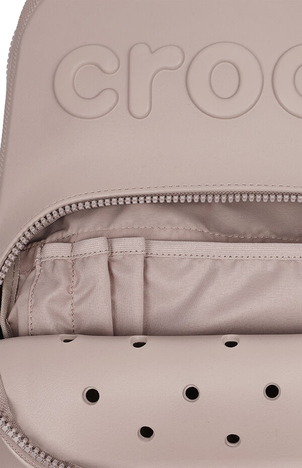 Crocs Taupe Classic Backpack | Pacsun display picture 2