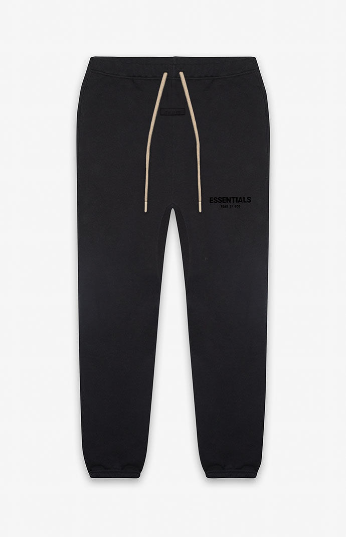 Fear of god essentials black sweatpants sale