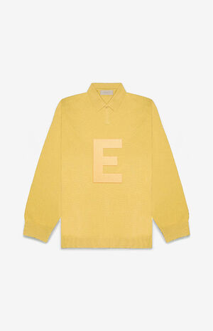 Light Tuscan Knit Polo Sweater image number 1