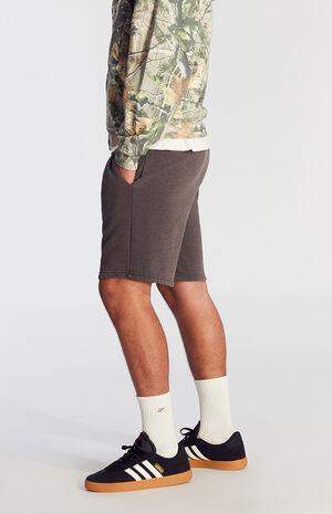 Charcoal Fleece Volley Shorts image number 4