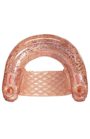 Jumbo Rose Gold Glitter Sun Chair image number 1
