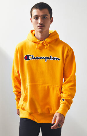 aflivning bagagerum vakuum Champion Reverse Weave Chenille Script Pullover Hoodie | PacSun | PacSun