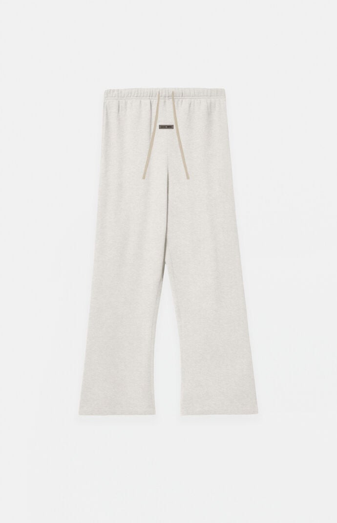 Fear of God ESSENTIALS Kids Heather Oatmeal Flare Sweatpants