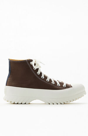 Wings Hold op Ooze Converse Brown Chuck Taylor Lugged 2.0 High Top Sneakers | PacSun