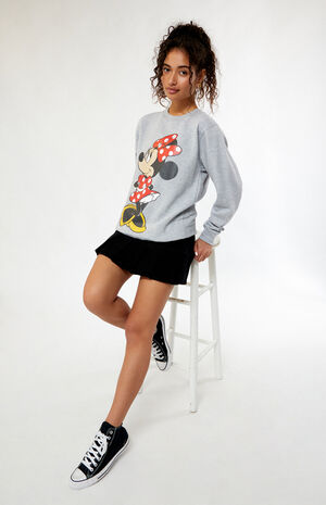 Disney Traditional Minnie Crew Neck Sweatshirt image number 4