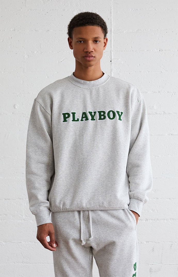 White on sale playboy crewneck