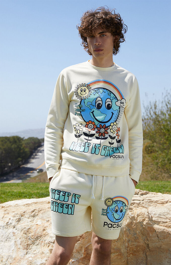 Eco Keep It Green Crew Neck Sweatshirt
