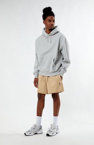 Reverse Weave Cut-Off Shorts image number 4