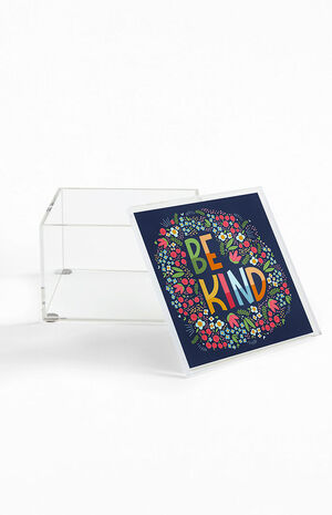Be Kind Acrylic Storage Box image number 2