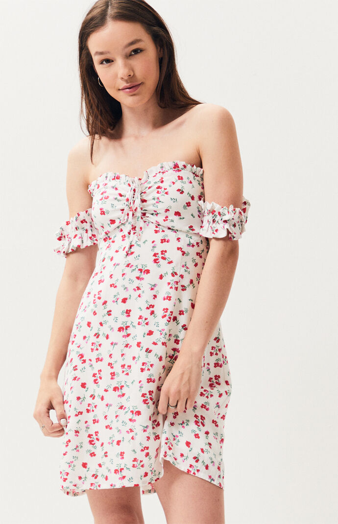 Burma Bloom Mini Dress