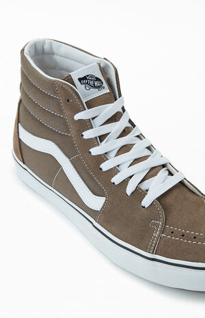Sk8-Hi Canvas Brown & White Shoes image number 6