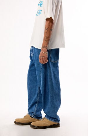 Dark Blue Ashton Barrel Jeans image number 2