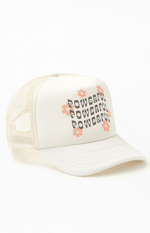 Powerful Flowers Trucker Hat image number 1