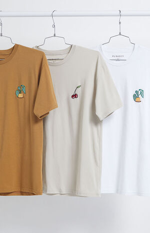 Eco 3 Pack Embroidered T-Shirts image number 2