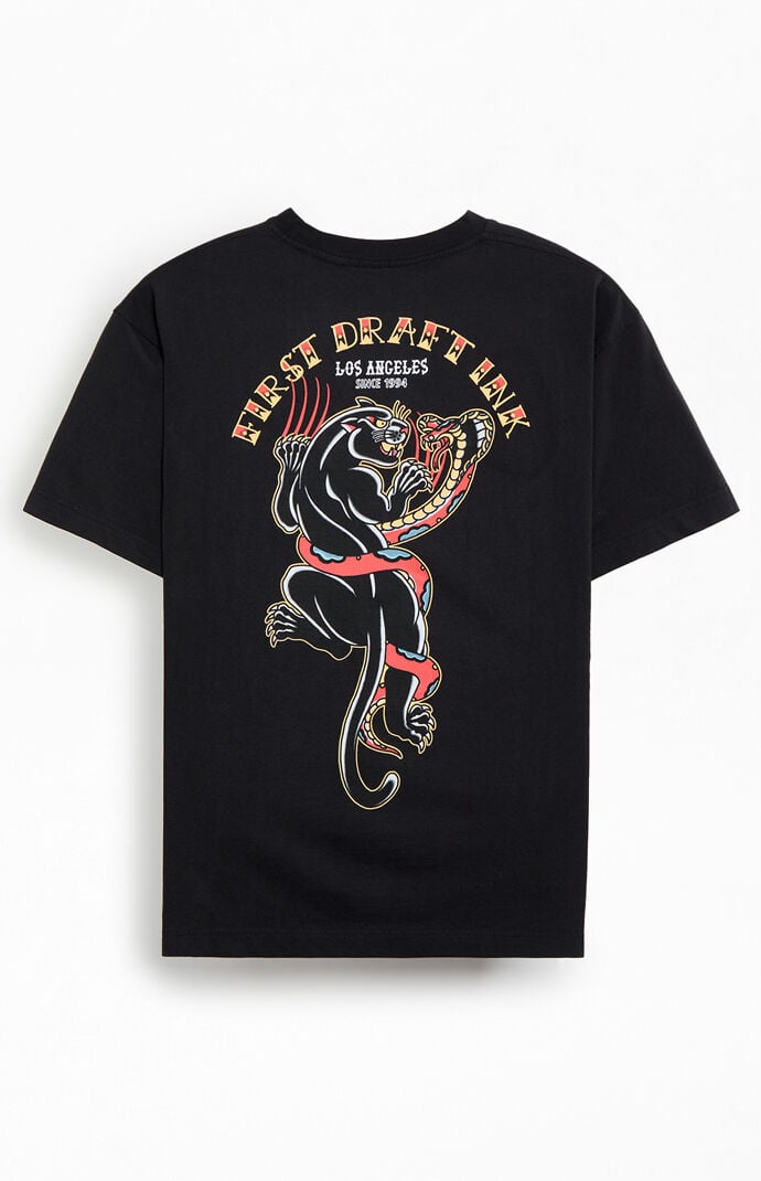 PacSun Pabst Blue Ribbon Jaguar Tattoo T-Shirt