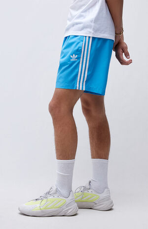 Blue Three Stripe Shorts image number 3