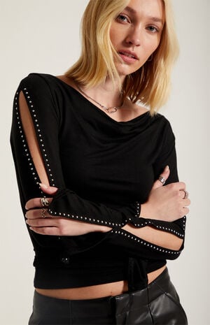 Ember Cutout Long Sleeve Top image number 2