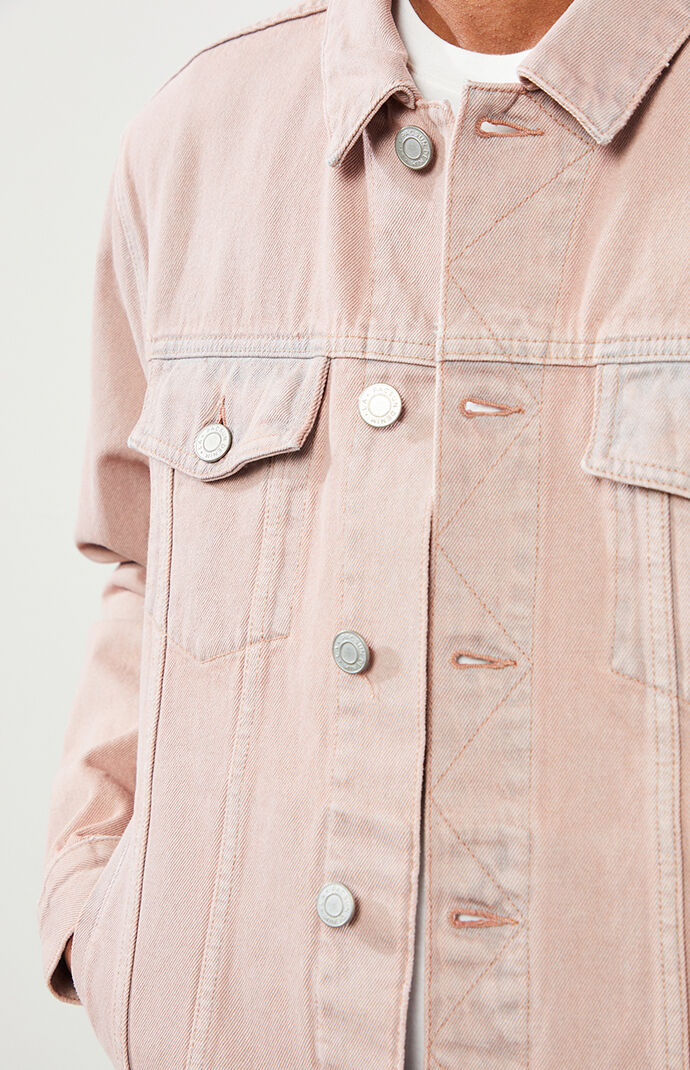Pink Classic Fit Denim Jacket