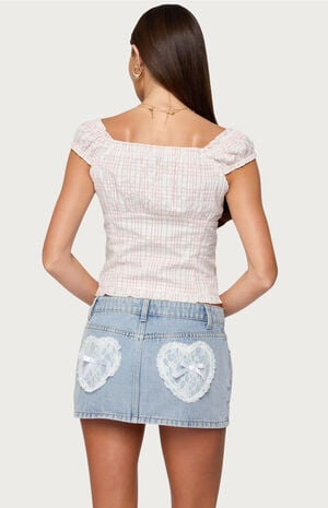 Dolsy Plaid Button Up Top image number 3