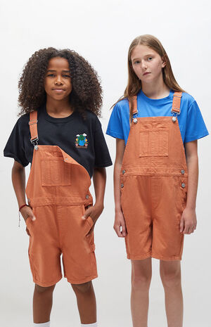 Brown&nbsp;Short Overalls image number 4