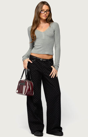 Shanah Lacey Henley Top image number 5