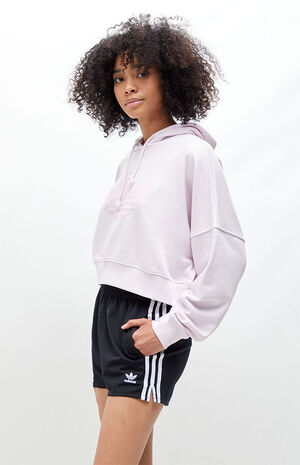 Light Pink '80s Cropped Hoodie Light Pink '80s Cropped Hoodie image number 3