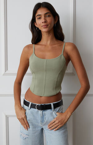 Nikira Sculpt Corset Sweater image number 2