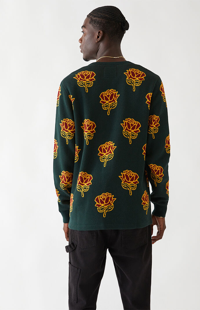 vans flower cardigan
