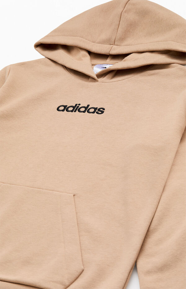 adidas Kids Tan Essential Embroidered Hoodie