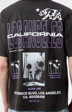 LA Coordinates Oversized T-Shirt image number 2