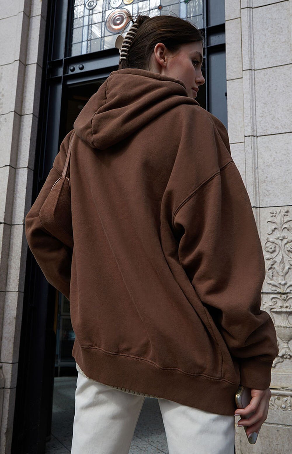Pacsun brown hoodie Clearance