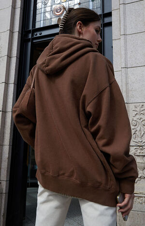 Brown hoodies