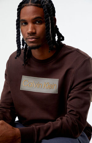 Colorblock Logo Crew Neck Sweatshirt image number 1