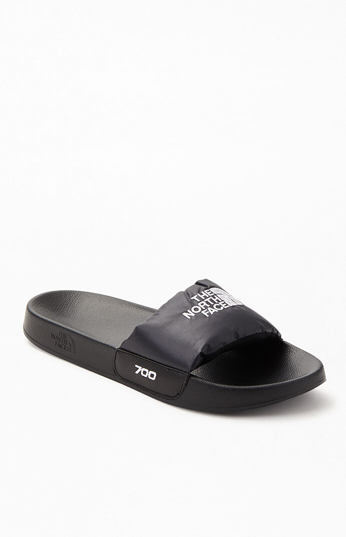 The North Face Black Nuptse Slide Sandals Pacsun