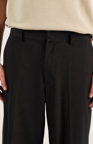 Gray Pleated Baggy Trousers image number 2