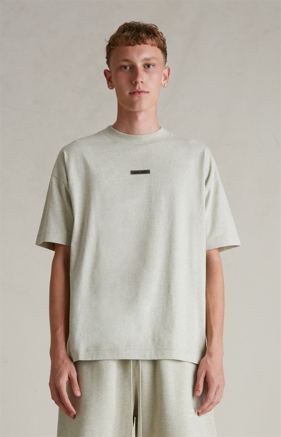 Fear of God ESSENTIALS Heather Stone Classic T-Shirt thumbnail 3