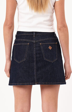 A-Line Denim Mini Skirt image number 2