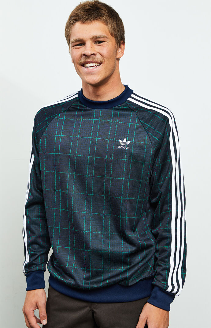 Tartan Crew Neck Sweatshirt