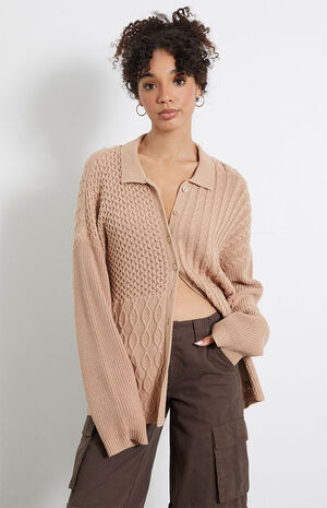 Stacey Button Front Sweater image number 4