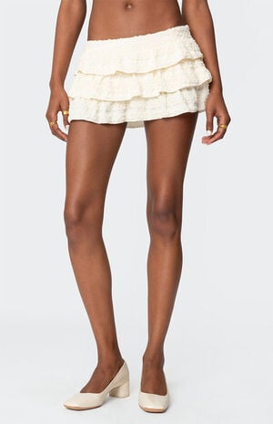 Margaux Textured Ruffle Mini Skort image number 2
