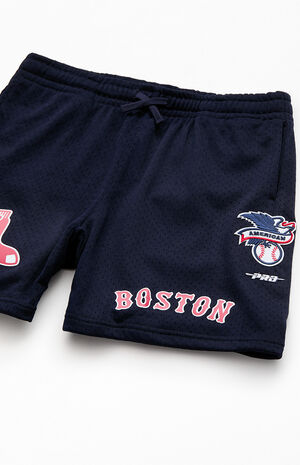 Kids Boston Red Sox Classic Mesh Basketball Shorts image number 3