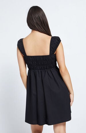 Cap Sleeve Smocked Mini Dress image number 4