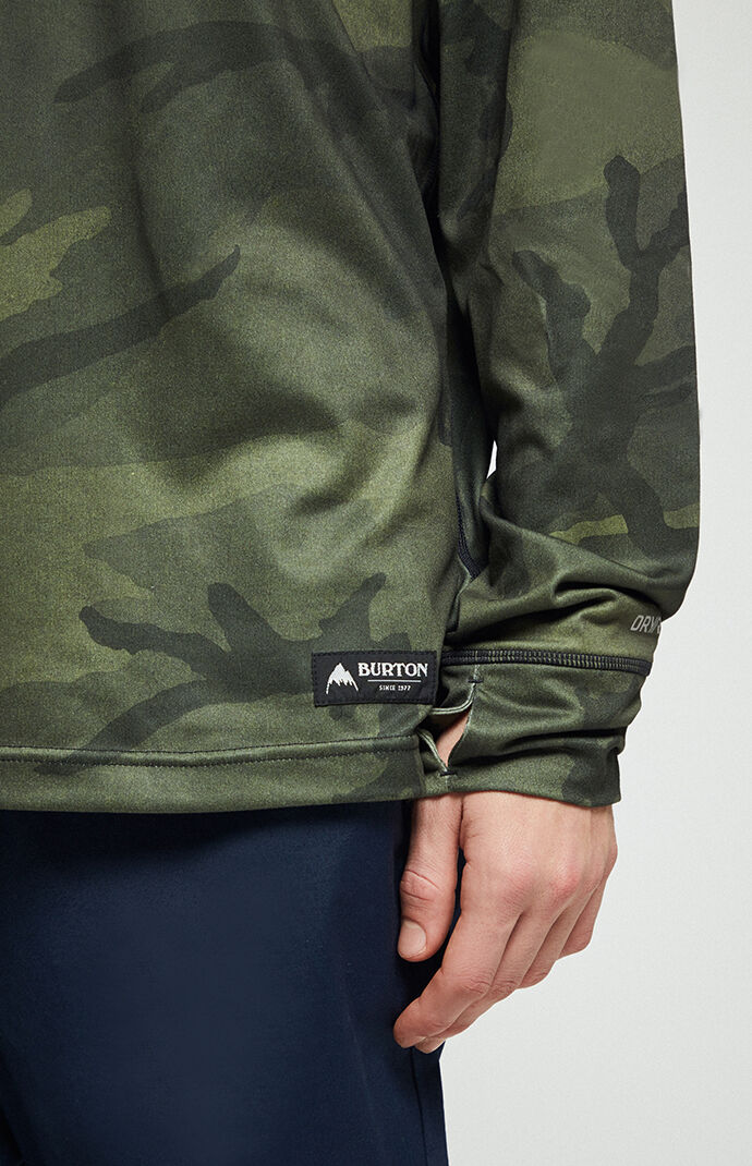 Camo Midweight Merino Base Layer Crew