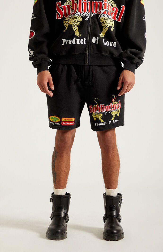 Pacsun Subliminal Fleece Volley Sweat Shorts | Pacsun