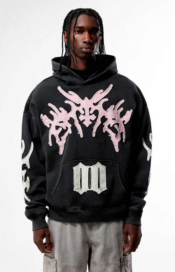 Pacsun Cyber Applique Hoodie