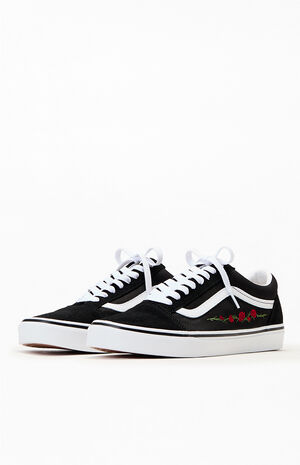 Canvas Rose Old Skool Shoes image number 2